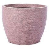 Vaso Decorativo Para Plantas Redondo Elba 27 Pedra