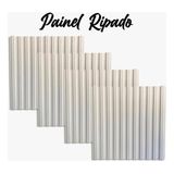 24 Placas 3d Parede Painel Ripado Revestimento Pvc