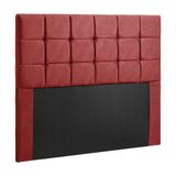 Cabeceira Julia 195cm De Largura King Size Veludo Speciale Home Vermelho