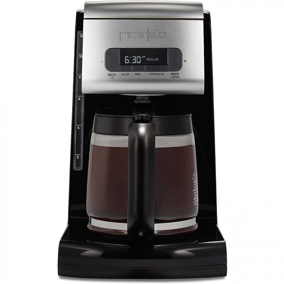 Cafeteira Eletrica Expresso Manual 2.8l Com Anti Gotejamento, 110v, Proctor Silex 43687, Preto