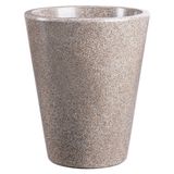 Conjunto De 10 Vasos Decorativo Para Plantas Aldora 26 Cinza