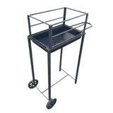 Churrasqueira De Ferro Fundido 38x85x50cm Preto