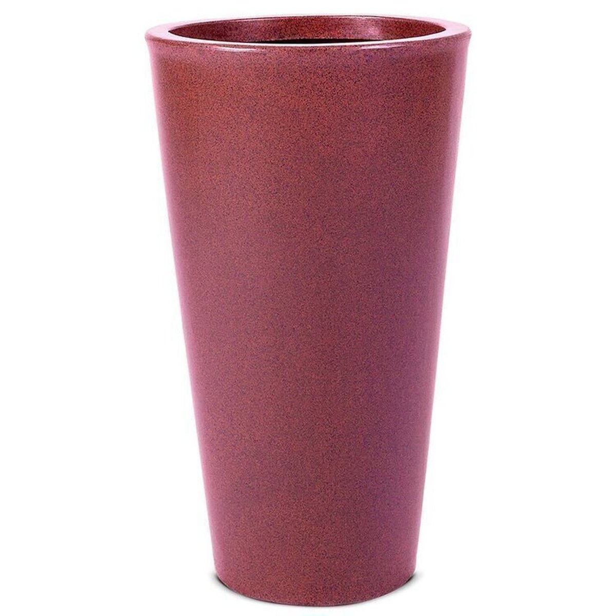 Conjunto De 10 Vasos Decorativo Para Plantas Conico Aldora 56 Marrom Avermelhado