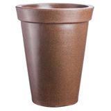 Conjunto De 20 Vasos Decorativo Para Plantas Cônico Com Borda Atenas 45 Marrom