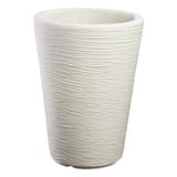 Conjunto De 15 Vasos Decorativo Para Plantas Conico Capri 38 Branco