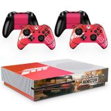 Skin Adesivo Protetor para X Box One S e Controles Forza Horizon b1