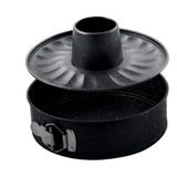 Forma Fundo Removível Mimo Ass23373 Redonda Aço Carbono Preto
