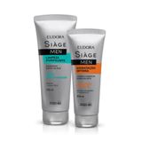 Kit Siàge Men Shampoo Purificante + Cond. Hidratação Intensa