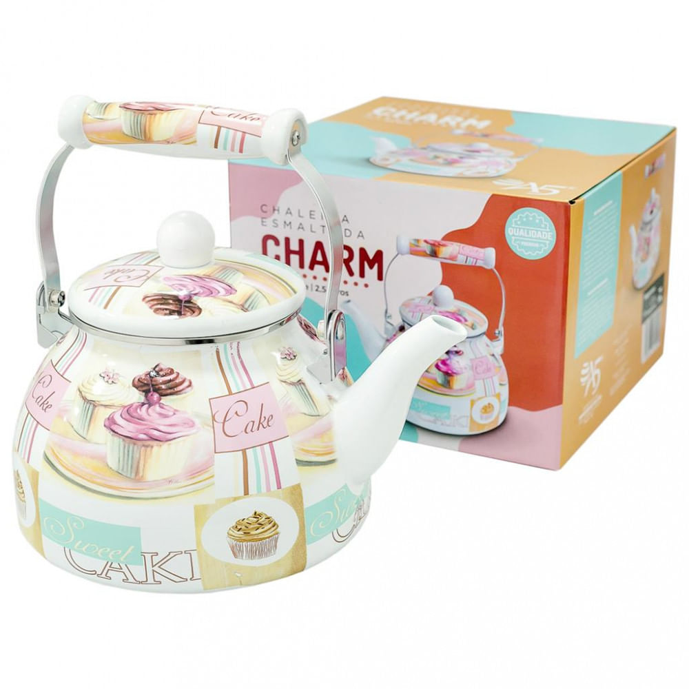 Chaleira A5 Esmeralda Charm 2,5l Sem Apito