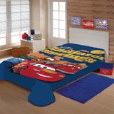 Cobertor Raschel Plus Juvenil 150x200cm Disney Carros Radiator Jolitex