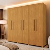 Guarda Roupa Casal 6 Portas 100% Mdf Cinamomo Madri Fênix