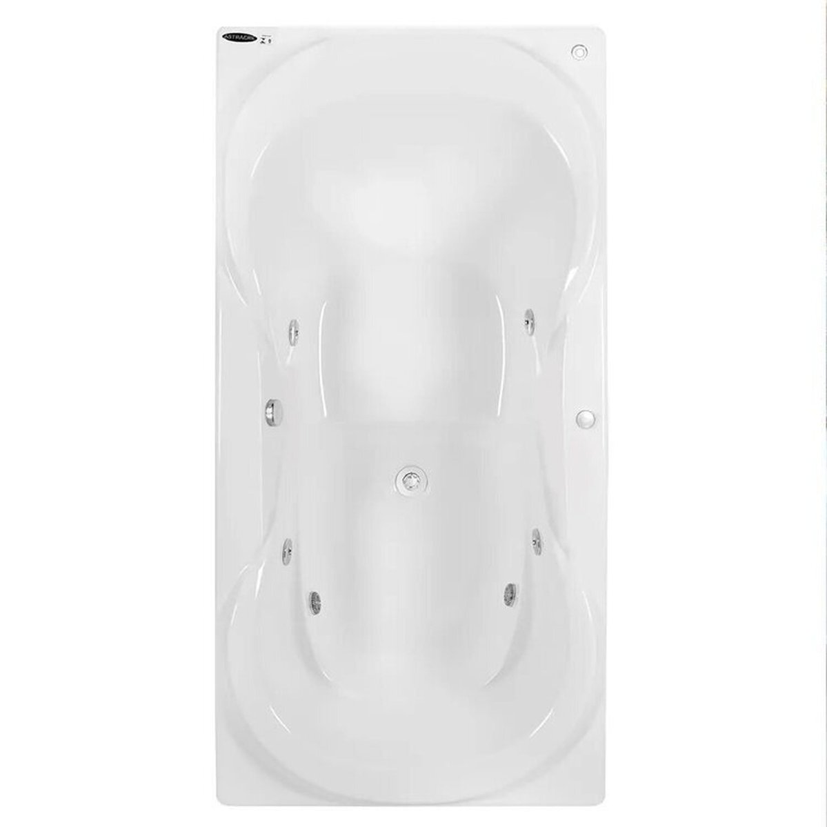 Banheira De Hidromassagem Due Gran Luxo 160x90x50cm - P5 - 220v - Com Aquecedor E Cromoterapia Branco