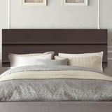 Painel Estofada Argentina 195cm King Size Para Cama Box Quarto Suede Marrom