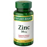 Natureza Recompensa Zinco Quelatado 50 Mg 100 Contagem Por Natureza