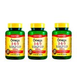 Kit 03 Ômega 3-6-9 Mulher + Vitamina E Maxinutri 60 Capsulas