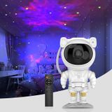 Astronauta Star Projector Night Light Galaxy Nebula Lâmpada Com