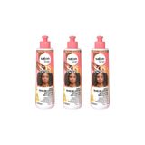 Ativador De Cachos Salon Line 300ml Mel E Óleo Árgan - 3un