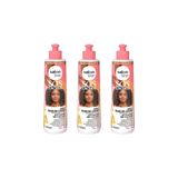 Ativador De Cachos Salon Line 300ml Mel E Óleo Árgan - 3un