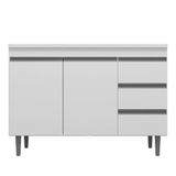 Balcão de Pia Andréia 100 cm Branco - AJL