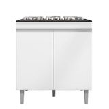 Balcão Cooktop Andréia Branco - Ajl