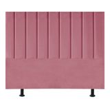 Cabeceira Estofada Cama Casal Queen Size 160 Cm Paolla Suede