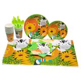 Conjunto De Talheres Happy Jungle Safari Party Para Zoológico