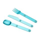 Conjunto De Talheres De Acampamento Utensílios De Cozinha Utensílios De Mesa Ao Ar Livre Para Escritório