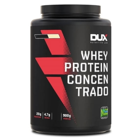 Whey Protein Concentrado Pote (900g) - Dux Nutrition Coco