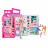 Conjunto Cenario E Boneca Barbie Casa Glam Mattel