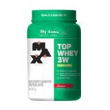 Top Whey 3w + Natural - Max Titanium Morango