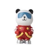 Estatueta De Astronauta Panda Para Decoração De Bolo Para Quarto