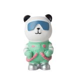 Estatueta De Astronauta Panda Para Decoração De Bolo Para Quarto