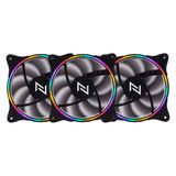 Kit Com 3 Cooler Neologic Gamer Nl-neocolor2 Rainbow 12 Cm U Unica Unica