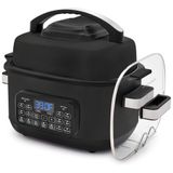 Fritadeira Elétrica Air Fryer 13 Em 1, 6,5 Litros Com Tela Led E Cerâmica Antiaderente, Greenpan, Preta