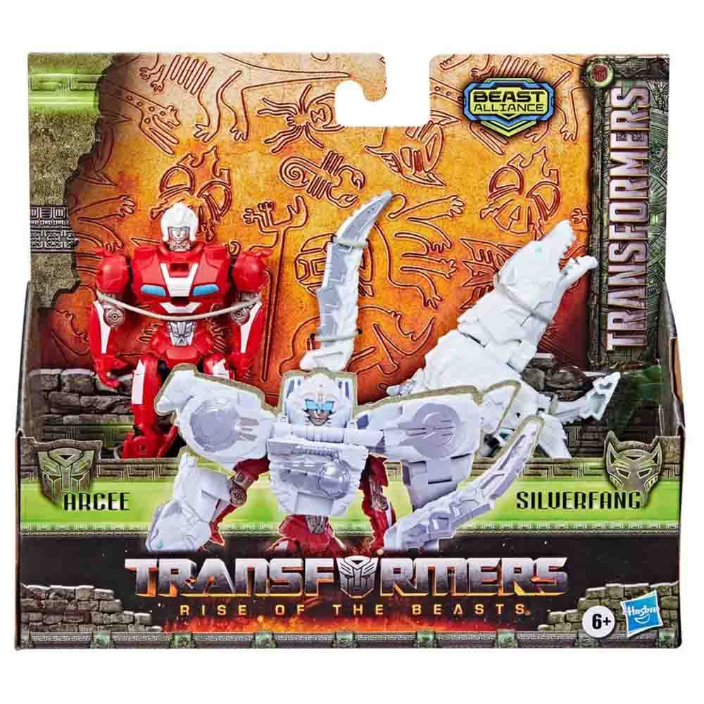 Figura Transformers Beast Combiners Arcee E Silverfang Hasbro