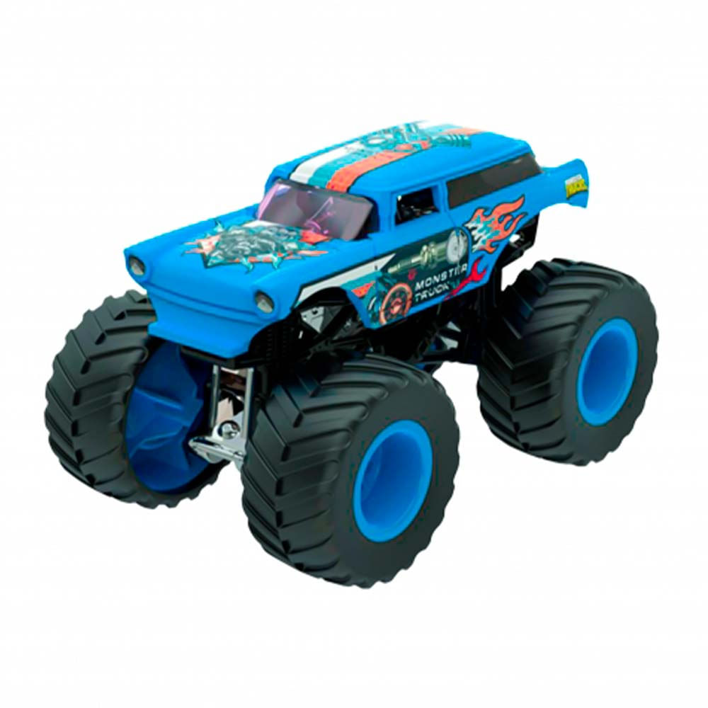 Carrinho Roda Livre Crazy Cars Furious Machine Monster Truck Sapico Toys