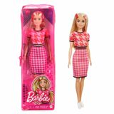 Boneca Com Estojo Barbie Fashionista Top E Saia Houndstooth 169 Mattel