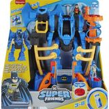 Boneco E Cenario Dc Super Friends Centro De Comando Robotico Do Batman Imaginext