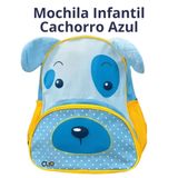 Mochila Infantil Escolar Clio Pet&#39;s Com Alça Animais Cachorro Gato Pato Pinguim Tubarão Unicórnio