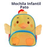 Mochila Infantil Escolar Clio Pet&#39;s Com Alça Animais Cachorro Gato Pato Pinguim Tubarão Unicórnio