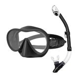 Conjunto De Mergulho Com Snorkel Máscara De Mergulho Com Snorkel Óculos De Natação Máscara De Natação Para