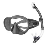 Conjunto De Mergulho Com Snorkel Máscara De Mergulho Com Snorkel Óculos De Natação Máscara De Natação Para