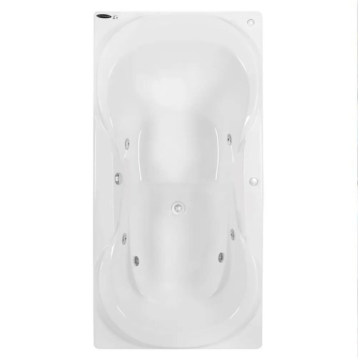 Banheira De Hidromassagem Due Gran Luxo 150x90x50cm - P5 - 220v - Com Aquecedor E Cromoterapia Branco