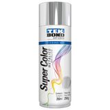 Tinta Spray Metalico Cromado 350ml/250g - 01 Unidade, Tekbond, 23281006900, Prata, Pacote De 315