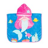 Toalha De Banho Piscina Praia Poncho Infantil Animais Buba
