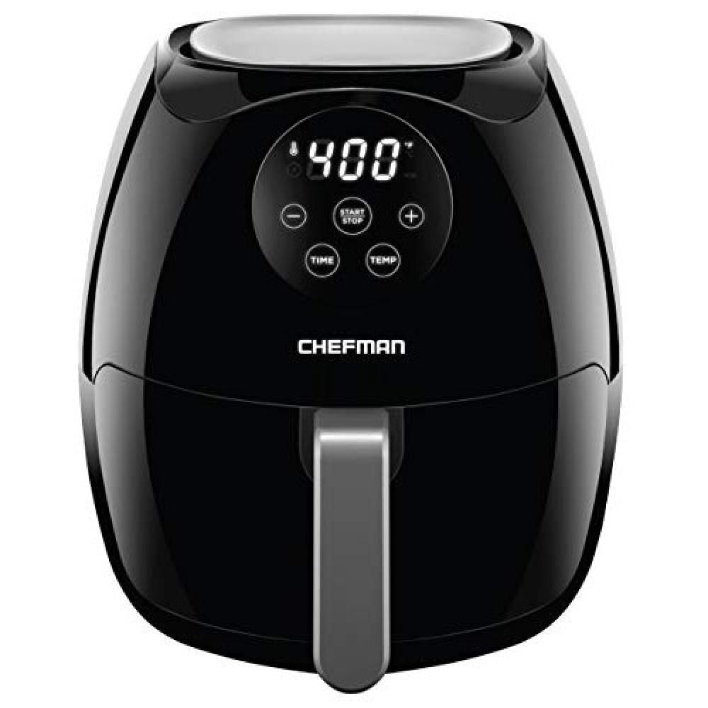 Fritadeira Elétrica Airfryer Com Ar Chefman,  Digital, Aço Inoxidável, Preto 110V