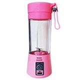 Mini Liquidificador Portátil Shake Juice Cup Rosa