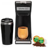 Máquina De Café Mixpresso De Dose Única Para Café Moído E Cápsulas K Cup, 110v 800w, Mixpresso, Preta