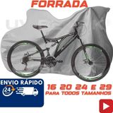 Capa Cobrir Bike Forrada Impermeável Uv-block Aro 20 - 29