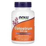 Colostro 500mg Now Foods Colostrum 120veg Cáps Importado